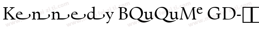 Kennedy Book GD字体转换